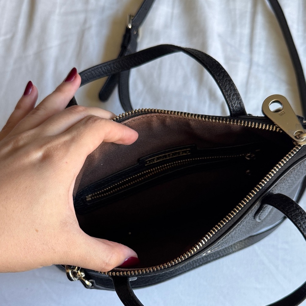 Henri Bendel black leather bag - Picture 6 of 7